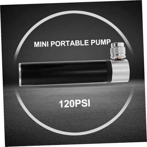 Inflador portátil de neumáticos de bicicleta mini de aluminio 120 PSI 7