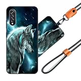 JEZSTHAI Patterned Case for CUBOT X70 Cover with Adjustable Neck Cord Strap,Soft Shockproof Protective Cover for Cubot X70 Case with Universal Phone Lanyard/Wrist Strap,Style*A06