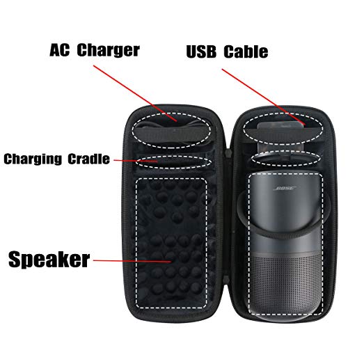 Image of Khanka Hard Travel Case for Bose Portable Smart /Home Speaker (Triple Black)