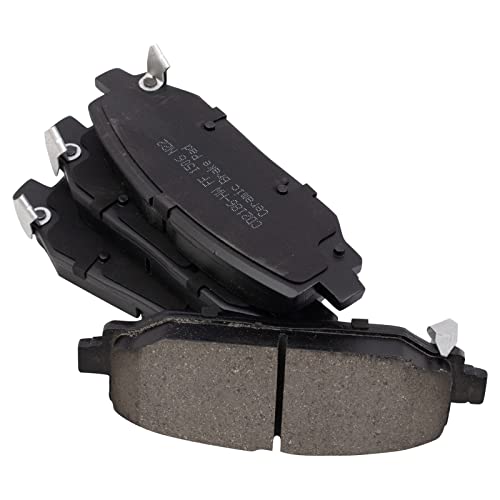 Image of TRQ Rear Brake Pad & Rotor Kit, with Chemical Kit Parking Brake Shoe Set Ceramic Compatible with 2018-2021 Jeep Wrangler