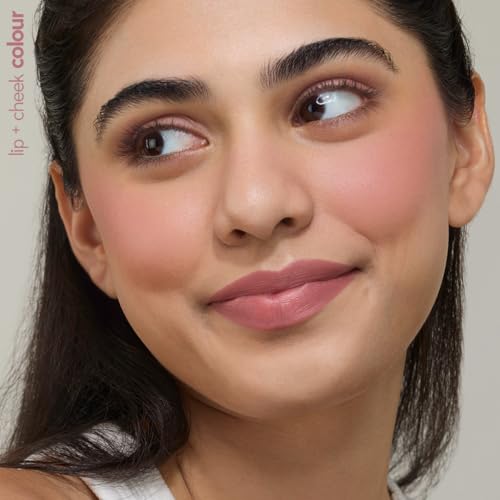 Image of Ruby's Organics OneStick Lipstick for Women-Blurr, Lip and Cheek Colour Crayon, Matte Finish, Lip Makeup- Enriched with Antioxidants and Vitamins, Chemical Free- Clay Pink