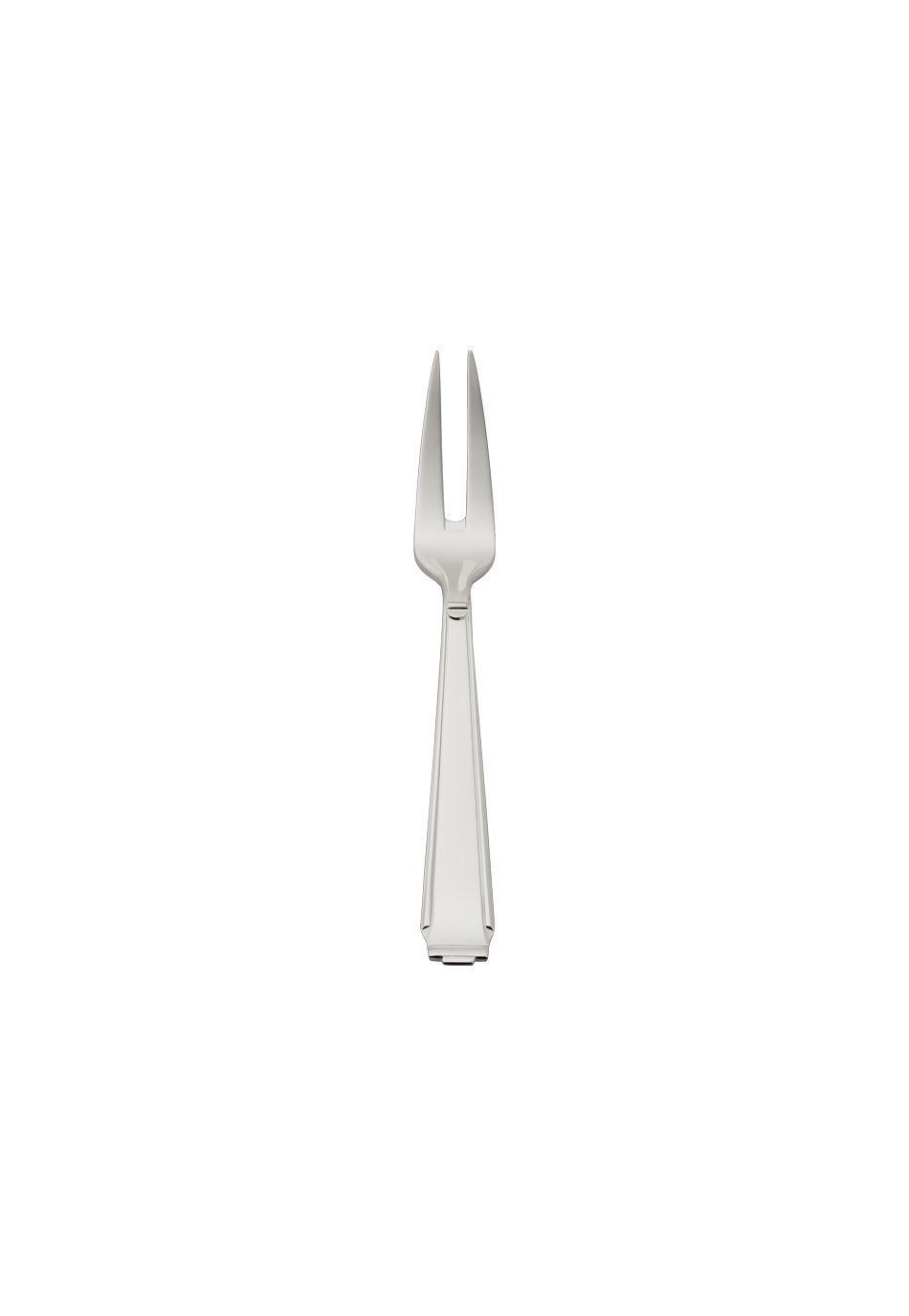 Robbe & Berking Fourchette à Viande Art Deco, Petite (plaqué Argent Massif 150 g)