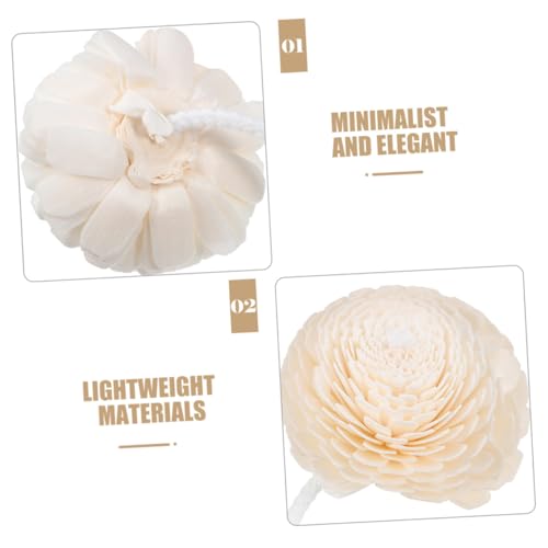 Diffuseur fleurs parfumées Milisten décoratives en coton de qualité supérieure - 4