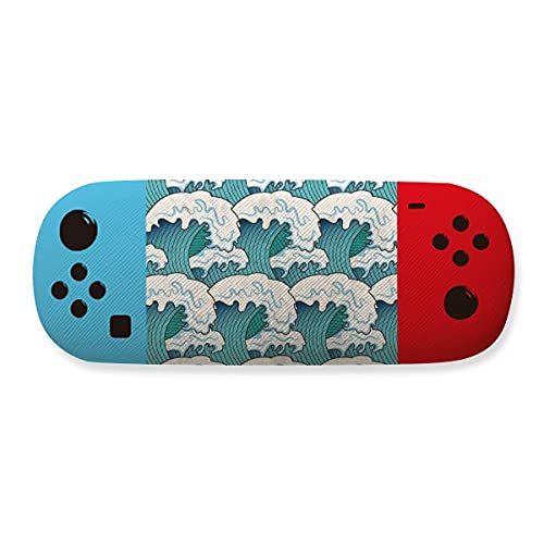 Étui de rangement pour lunettes Ukiyoe rigide motif classique japonais