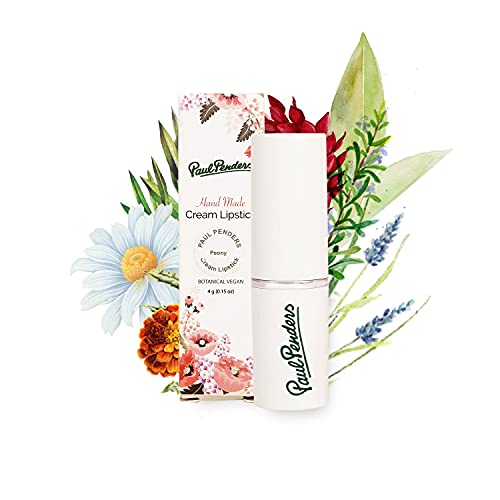 Image of Paul Penders Handmade Natural Cream Lipstick For A Natural Look Peony 4g, Vegan & Cruelty-Free