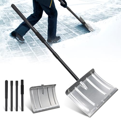 Feblomst 66-Inch Back-Saving Snow Pusher