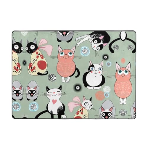 Alfombras Cocina Lavables Gatos Marca Yqxwjl