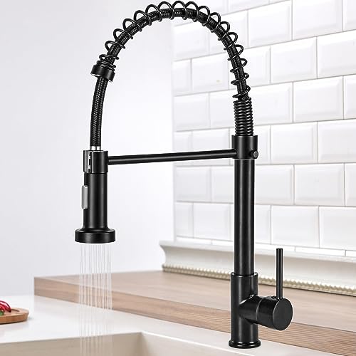 Virklyee Grifo De Resorte Grifo Cocina Extraible Grifo De Cocina Con Giro De 360 Grifo De Cocina Fregadero Con 2 Modos, Para Agua Fría O Caliente, Acero Inoxidable, De Resorte Negro Virklyee Grifo De Resorte Grifo Cocina Extraible Grifo De Cocina Con Giro De 360 Grifo De Cocina Fregadero Con 2 Modos, Para Agua Fría O Caliente, Acero Inoxidable, De Resorte Negro
