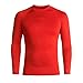 Long Sleeve Rashguard Sun Shirt-Red-YS/8
