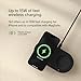 Belkin 2-in-1 Wireless Charging Pad w/ Qi2 15W + Additional USB-C Port - MagSafe-Compatible Charger, Charging Station for iPhone 16 & 15 Series, Samsung Galaxy S25 Series, AirPods, & More - Black