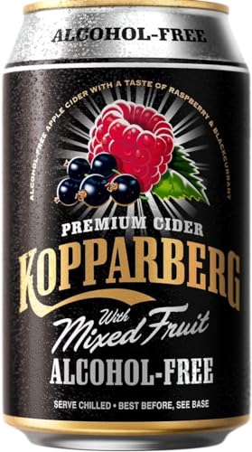 Kopparberg Alcohol Free MIXED FRUIT Pack Cider 24 x 330ml Cans