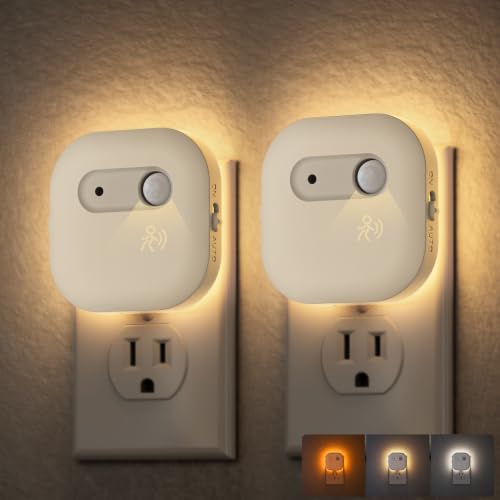 Image of DORESshop Motion Sensor Night Light, Night Lights Plug into Wall, 3CCT