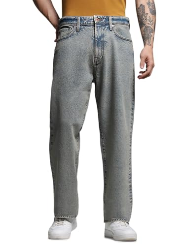 Image of Jack & Jones Men's Loose Mid Rise Jeans