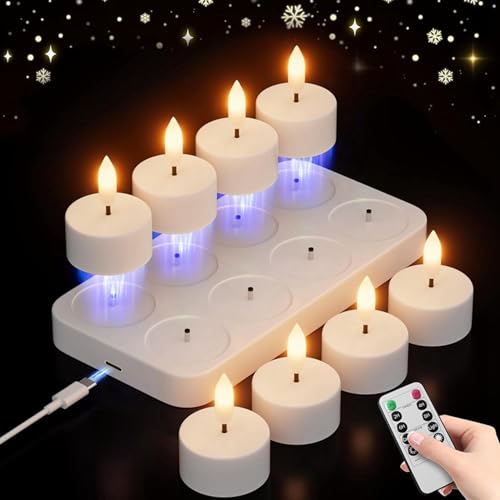 Bougies chauffe-plat sans flamme rechargeables pour éliminer les risques de feu - 6