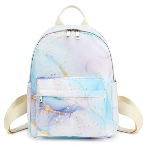 Image of Marble Mini Backpack Women Girls, Small Backpack Purse for Adults Teens Kids School Travel