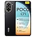 POCO C71 Smartphone, 3+64GB, Black, UNISOC T7250 processor, 5200mAh battery, 32MP AI dual camera, 6.88" large screen display (No power adapter included)