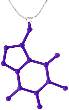 Mixee Labs 'Create Your Own' 3D Printed Molecule Necklace, Laser Sintered Plastic, Medium