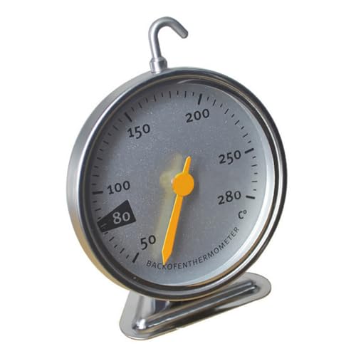 SOLUSTRE Household Thermometer Convenient Food Thermometer for Real Oven Temperature Lightweight and Hangable Design for Daily Use Cooking Enthusiasts
