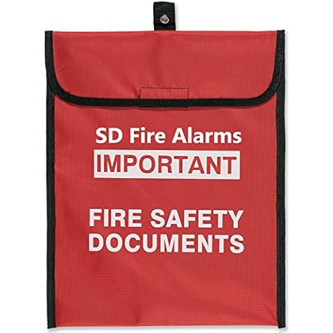 SD Fire Alarms Lightweight Fire Log Book Holder Cover