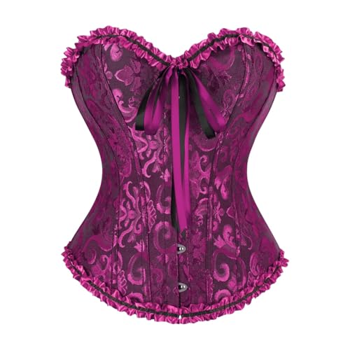 Image of frawirshau Women's Overbust Costume Corset Renaissance Victorian