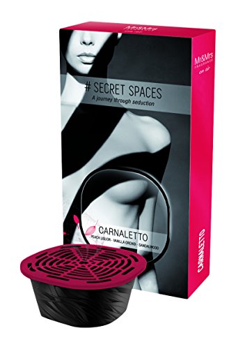 Mr & Mrs Fragrance Secret Spaces Cápsulas carnaletto, plástico, Transparente, 12 x 9 x 3 cm