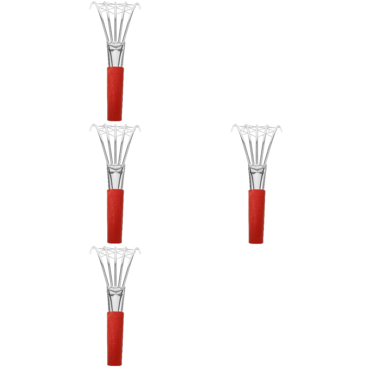 BESPORTBLE 4stücke Handrake Muschelrechen Mit Ergonomischem Griff Wiederverwendbarer Klauenrechen Für Strand Und Garten Zum Muscheln Und Austern Sammeln Leicht Und Sicher Der Anwendung