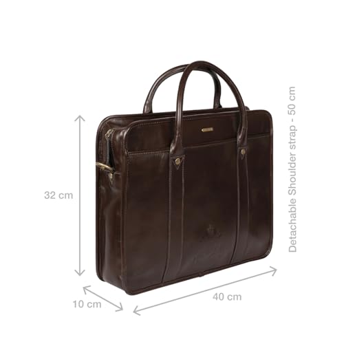 Image of Hidesign ANDOVER 02 Genuine Leather Men's Briefcase