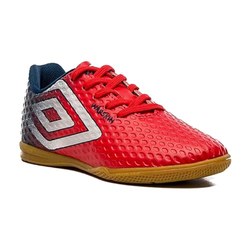 Chuteira Umbro Warskin Futsal Juvenil Vermelha