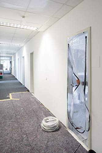 GOLDPACK 06009Karton Staubschutztür mit Reißverschluss, transparent