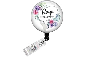 Personalized Heart Succulent Button Badge Reel BR0655