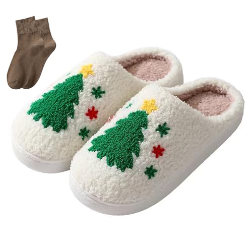 Plush Christmas Slippers