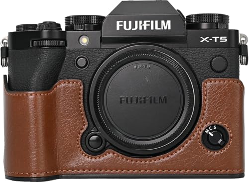 Funda de cuero PU para cámara Fujifilm X-T5 BMAOLLONGB miniatura 1
