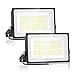 Onforu 2 Pack 60W LED Flood Light, 6000lm Super Bright LED Floodlight, IP65 Waterproof Outdoor Security Lights, 5000K Daylight White Flood Light for Yard, Playground, Basketball Court