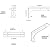 Ekena Millwork BKTM02X10X04EBPBL Steel Bracket Embrey, 2"W x 10"D x 4 3/4"H, Powder Coated Black