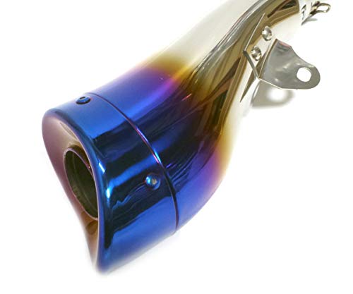 YZF-R25 ノースライン チタン スリップオン サイレンサー マフラー Amazon | チタン焼き風 スリップオン マフラーサイレンサー 61mm