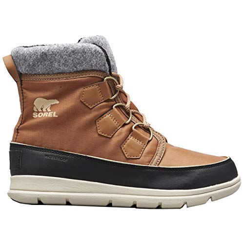 Sorel Explorer Carnival Waterproof, Botas de Invierno para mujer, Elk, 38.5 EU