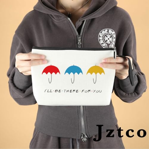 Jztco Bestie Gifts for Women, Friendship Gifts for Women, Friends TV Show Christmas Wedding Birthday Gift for Friend, BFF Sister - I'LL be There for YOU Friends Makeup Bag4