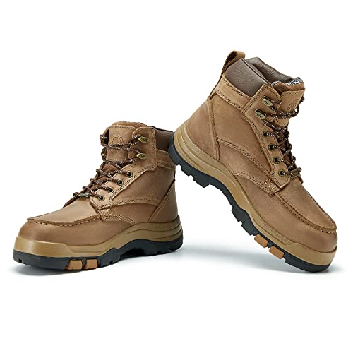 Rockrooster Zumbro Work Boots For Men, 6 Inch Wide Steel Toe, Rubber Outsole, Arch Support, Anti-Fatigue And Durable Work Shoes(Ak370-11.5) #TOP4