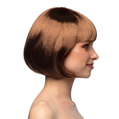 Boland - Perruque cabaret, mi-longue, bob avec franges, cheveux synthétiques, coiffure, fête à thème, carnaval, soirée déguisée, costume