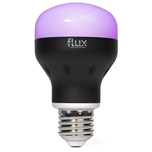 Flux Bluetooth Smart Light Bulb - Color Changing, Sunrise Wake Up, Dimmable LED - App Controlled Wireless Sleeping - No Hub Required