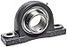 Hub City PB250URX2-7/16 Pillow Block Mounted Bearing, Normal Duty, Low Shaft Height, Relube, Setscrew Locking Collar, Narrow Inner Race, Cast Iron Housing, 2-7/16" Bore, 2.94" Length Through Bore, 2.688" Base To Height