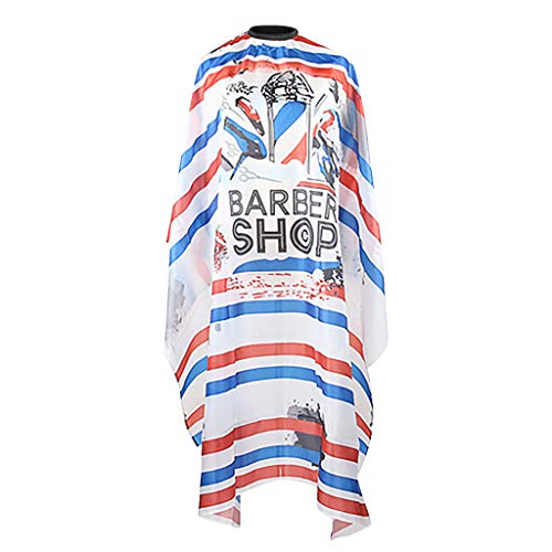 Preisvergleich Produktbild Efanhony Friseurumhänge wasserdichte Tuch Professioneller Friseursalon Nylonschal mit Druckknopfverschluss Haareschneiden Frisörumhang Friseur Umhang