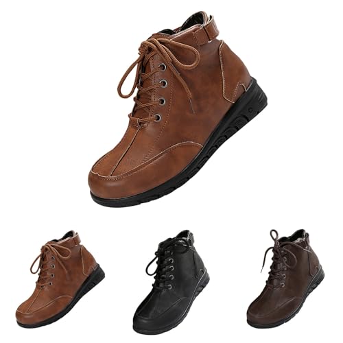 Botines casuales de mujer para vestir elegantes zapatos con plataforma cómodos 4