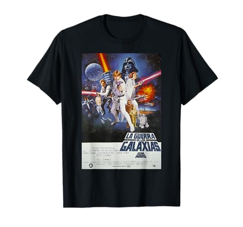 T-shirt Star Wars Spanish Movie Poster pour éviter les hauts geeks banals