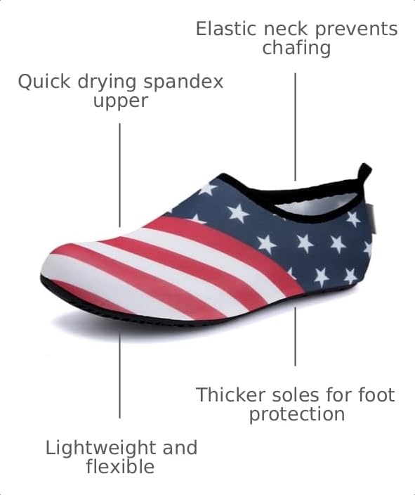Image of WateLves Womens and Mens Kids Water Shoes Barefoot Quick-Dry Aqua Socks for Beach Swim Surf Yoga Exercise