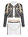 Rumi Golden Costume Kids, Kpop Girls Halloween Cosplay Outfit 11-12Y