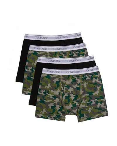 Image of Calvin Klein Boys' Underwear Four Pack Boxer Brief Value Pack