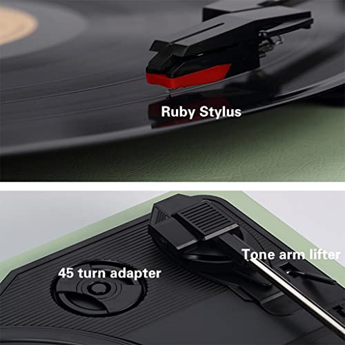 Bluetooth Speaker Record Player Turntable Phonograph Vinyl RCA Audio Output Vinyl Transcription to U Disk SD Card… - Les Beatles, Paul McCartney, John Lennon, RIngo Starr, George Harrison Bluetooth Speaker Record Player Turntable Phonograph Vinyl RCA Audio Output Vinyl Transcription to U Disk SD Card… – Image 8