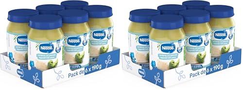 NESTLE Verduras con Pescado​ 6x190g (Paquete de 2)