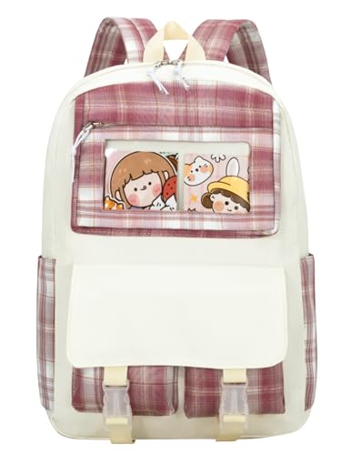 Image of Tinytot 30 Litre Japanese Korean Style School Bag Water-Resistant Laptop & Travel Backpack - Unisex Large 18 Inches Multipurpose Student Backpack for Boys & Girls, Men & Women